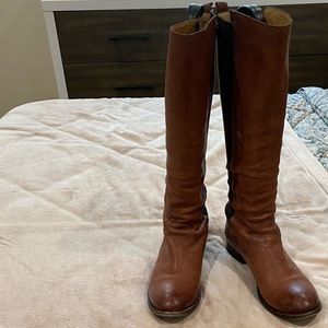 Frye knee length leather boots !